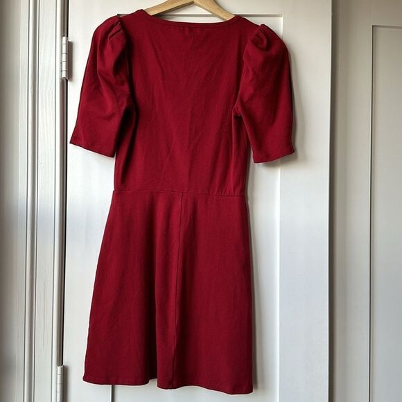 Reformation Elisha Red Puff Sleeve Dress size small - Picture 12 of 12